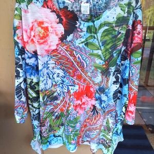 Lightweight tunic top, L (12-14) NWOT (video)
